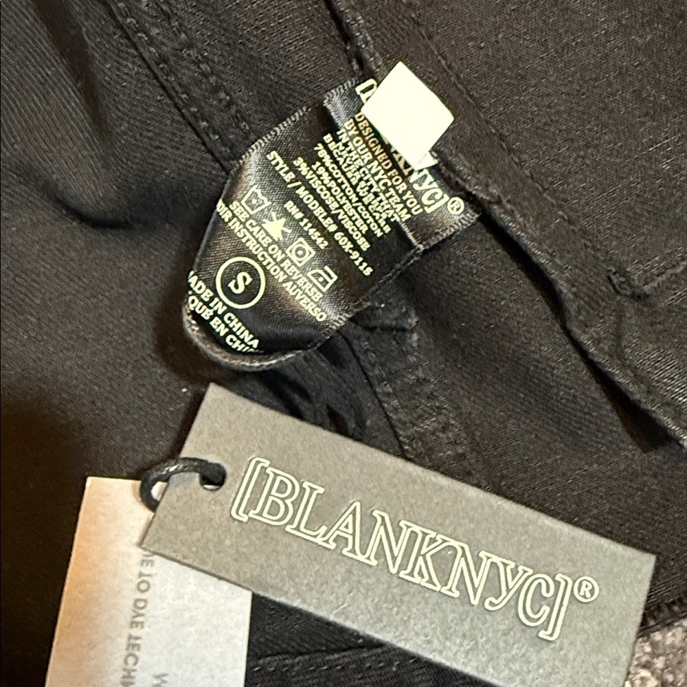 NWT Custom BLANKNYC Cross Rhinestone Distressed B… - image 7